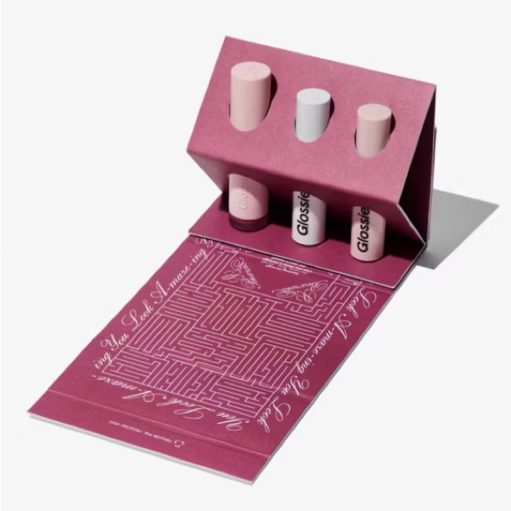Glossier Box-O-Fun Cranberry Lip Trio